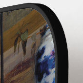 James Whistler – ホワイト交響曲第2番 ピックルボールラケット (左詳細)