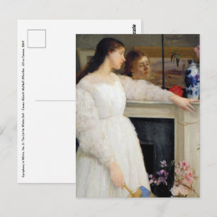 James Whistler – ホワイト交響曲第2番 ポストカード