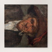 James Whistler – マン喫煙a Pipe ジグソーパズル (横)