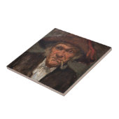 James Whistler – マン喫煙a Pipe タイル (側面)