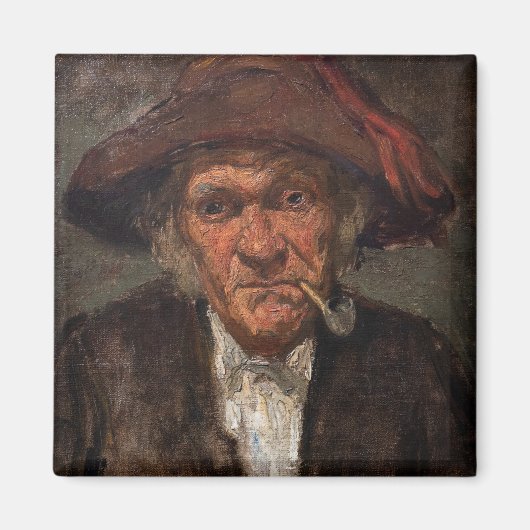 James Whistler – マン喫煙a Pipe マグネット (正面)