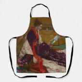 James Whistler – 紫と金ゴールドのカプリス エプロン (正面)