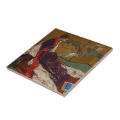 James Whistler – 紫と金ゴールドのカプリス タイル (側面)