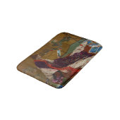 James Whistler – 紫と金ゴールドのカプリス バスマット (アングル)