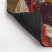 James Whistler – 紫と金ゴールドのカプリス マウスパッド (コーナー)