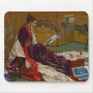 James Whistler – 紫と金ゴールドのカプリス マウスパッド