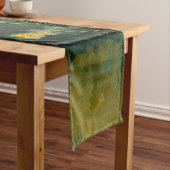 James Whistler – 黒と金ゴールドの夜景 ショートテーブルランナー (インサイチュ)