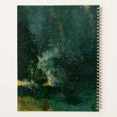 James Whistler – 黒と金ゴールドの夜景 プランナー手帳 (裏面)