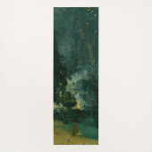 James Whistler – 黒と金ゴールドの夜景 ヨガマット (裏面)