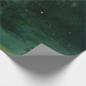 James Whistler – 黒と金ゴールドの夜景 ラッピングペーパー (角)