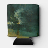 James Whistler – 黒と金ゴールドの夜景 缶クーラー (裏面)