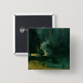 James Whistler – 黒と金ゴールドの夜景 缶バッジ (正面&裏面)