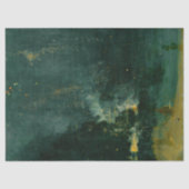 James Whistler – 黒と金ゴールドの夜景 薄葉紙 (正面)