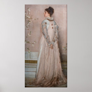 James Whistler - Symphony in Flesh Colour and Pink ポスター