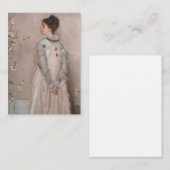 James Whistler - Symphony in Shuffee Color and Pin ノートカード (正面/裏面)