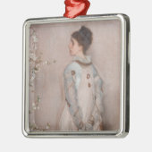 James Whistler - Symphony in Shuffee Color and Pin メタルオーナメント (左)