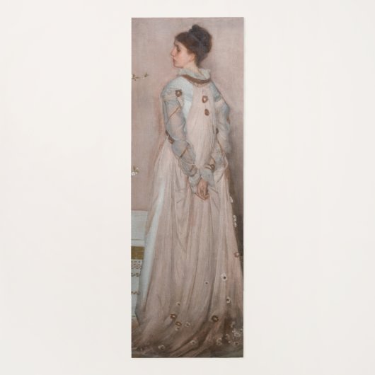 James Whistler - Symphony in Shuffee Color and Pin ヨガマット (裏面)