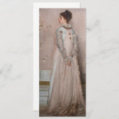 James Whistler - Symphony in Shuffee Color and Pin 招待状 (正面/裏面)