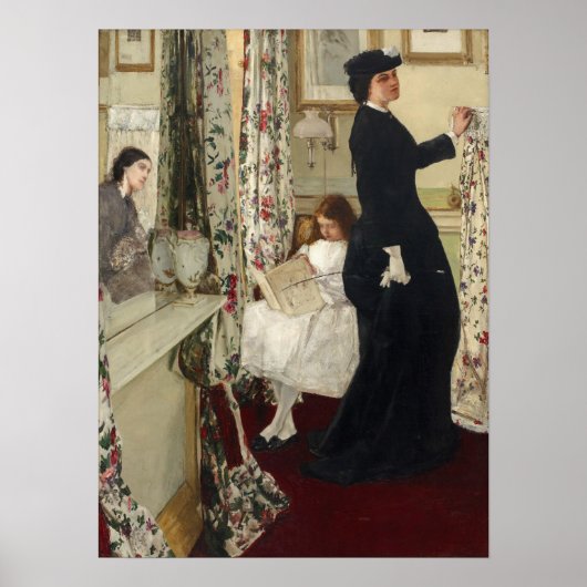 James Whistler - The Music Room ポスター (正面)