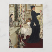 James Whistler - The Music Room ポストカード (正面)