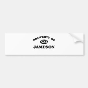 JAMESONの特性 バンパーステッカー