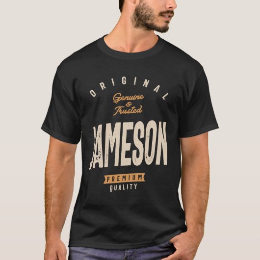 Jamesonパーソナライズされた名 – おもしろい Jameson Tシャツ (正面)
