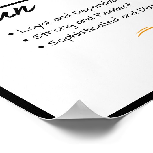 Jameson、男の子パーソナライズされた名の定義 ポスター (角)