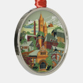 Jamestownの建築のクリスマスのオーナメント メタルオーナメント (右)