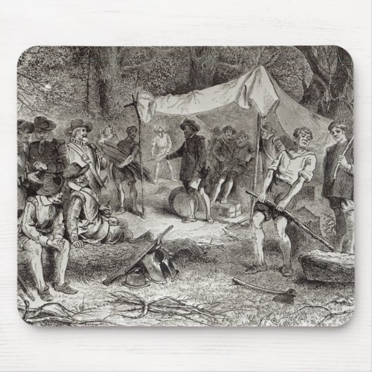 Jamestownの最初の日 マウスパッド (正面)