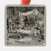 Jamestownの最初の日 メタルオーナメント (正面)