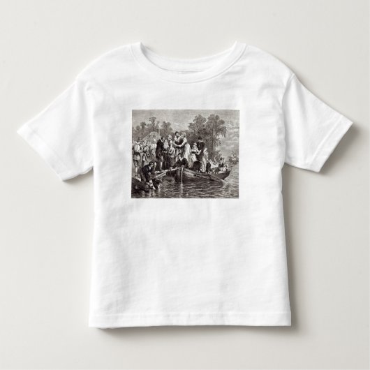 Jamestownの解決者のための妻 トドラーTシャツ (正面)