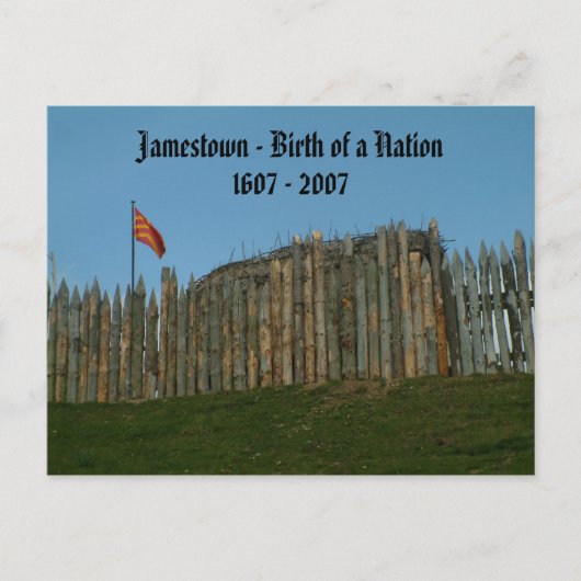 Jamestown - Nation, 1607 - 2007誕生 ポストカード (正面)