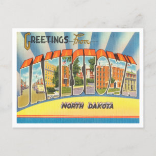 Jamestown, North Dakota Travelの挨拶 ポストカード