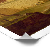 Jami Masjid, Delhi, 1811 (キャンバス油) ポスター (角)