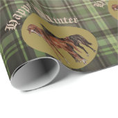 jamie and poppy green plaid ラッピングペーパー (ロールコーナー)