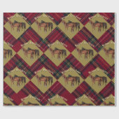 jamie and poppy green plaid ラッピングペーパー (フラット)