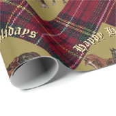 jamie and poppy green plaid ラッピングペーパー (ロールコーナー)