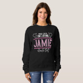 Jamie Keep Calm and let Jamie Handle that スウェットシャツ (正面フル)