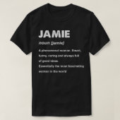 Jamie Name  Tシャツ (デザイン正面)