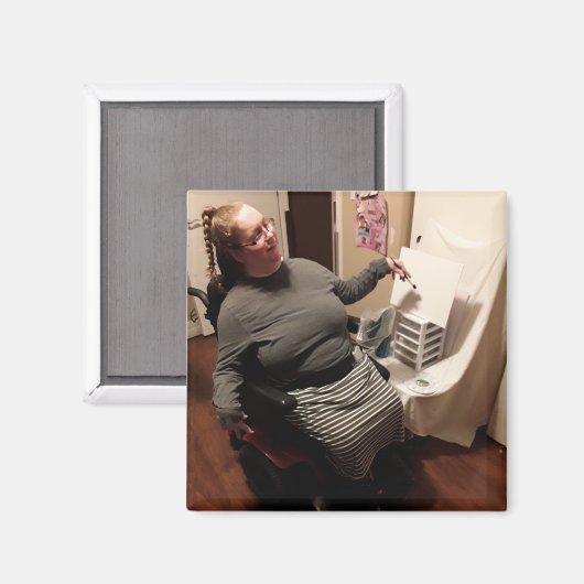 Jamie painting magnet マグネット (正面/裏面)