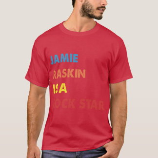 Jamie Raskinはロック・スターのレトロ・ヴィンテージ Tシャツ