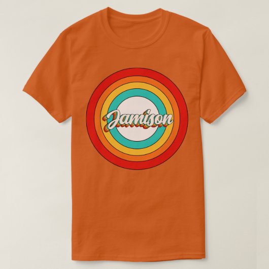 Jamison Name ShirtヴィンテージJamison Circle Tシャツ (デザイン正面)