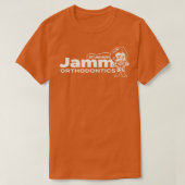 Jamm Orthodonticsで詰まる Tシャツ (デザイン正面)