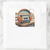 Jamming  長方形シール (バッグ)