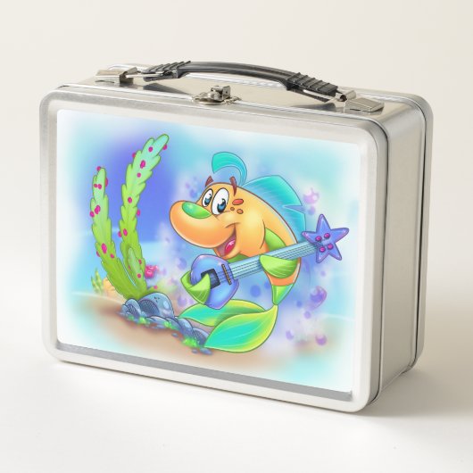 Jammy the Guitar Fish – FriendFish ランチボックス (正面)