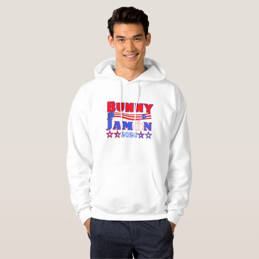 Jamon Bunny 2028 hoodie パーカ (正面フル)