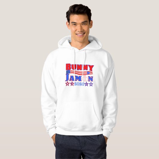 Jamon Bunny 2028 hoodie パーカ (正面フル)