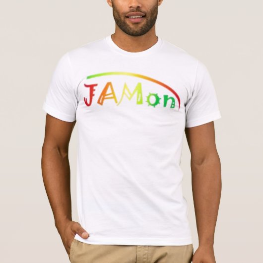 jamon_white tシャツ (正面)