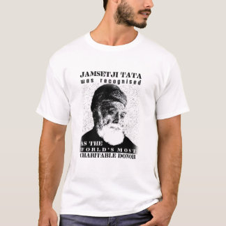 Jamsetji Tata T-shirtデザインザ最高のドナタ Tシャツ
