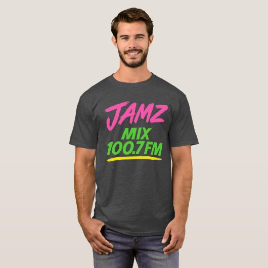 JAMZ MIX 100.7FM Tシャツ (正面フル)